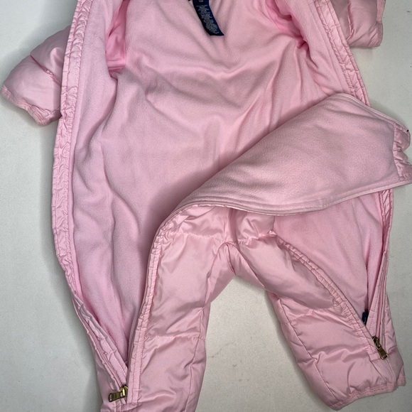 Ralph Lauren pink snowsuit winter one piece baby girl size 18 months - Picture 12 of 12